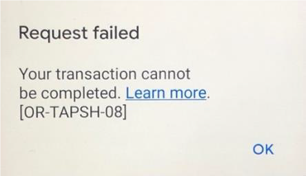 google pay error